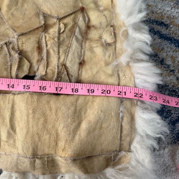 Vintage Peruvian Alpaca Wool Large Tapestry Rug/Hanging Wall Art, 22x32” - Picture 3 of 5